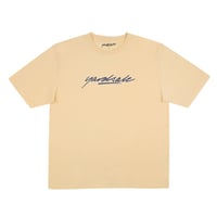 Yardsale Script T-Shirt - Yellow