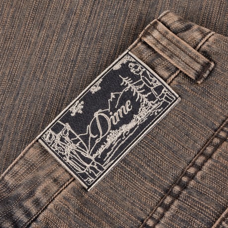 Dime Classic Denim Shorts - Premium Brown