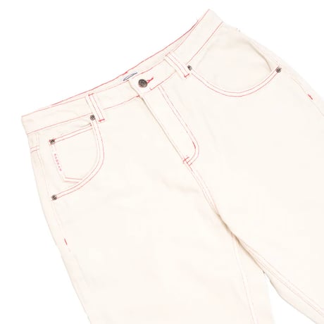 Hoddle Routine Straight Cut Jean - White