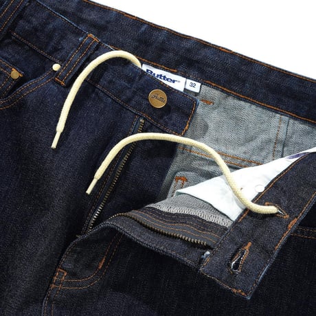 Butter GoodsｘDaniel Johnston Bull Selvedge Denim Jeans - Indigo