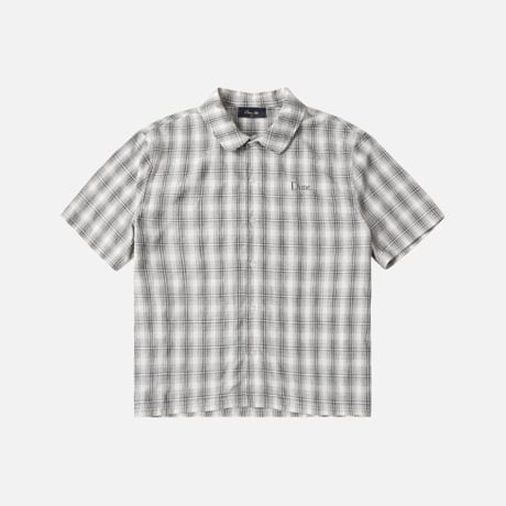 Dime Plaid Button up Shirt - Gray