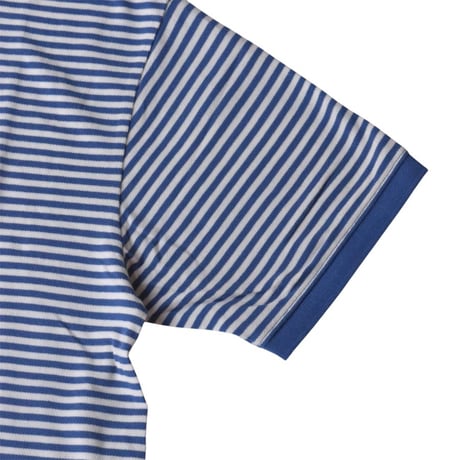Levis Boxy Polo Sone Stripe - Sunshine Blue