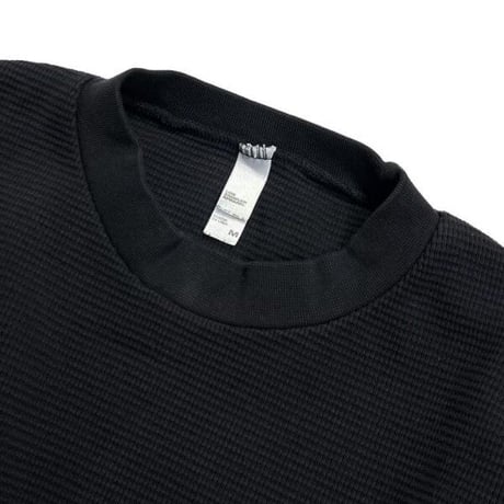 Los Angeles Apparel L/S Garment Dye Heavy Thermal Crewneck - Black