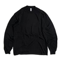Los Angeles Apparel 1807GD 6.5oz Garment Dye Long Sleeve Tee - Black