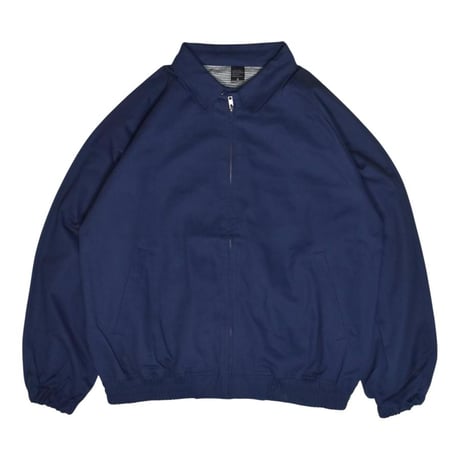 Beimar Cotton Houndstooth Drizzler Jacket - Navy