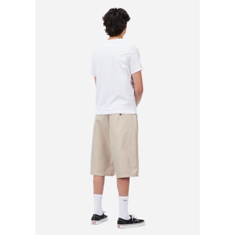 Dime Baggy Houndstooth Shorts - Beige