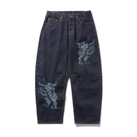 Butter GoodsｘDaniel Johnston Bull Selvedge Denim Jeans - Indigo