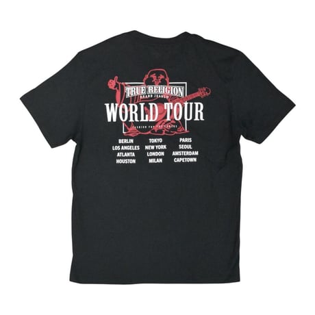 True Religion World Tour Track Tee - Black
