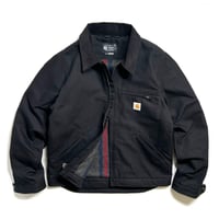 US Carhartt Relaxed Fit Duck Blanket-Lined Detroit Jacket - Black