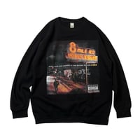 8 Mile Crewneck Sweatshirts - Black