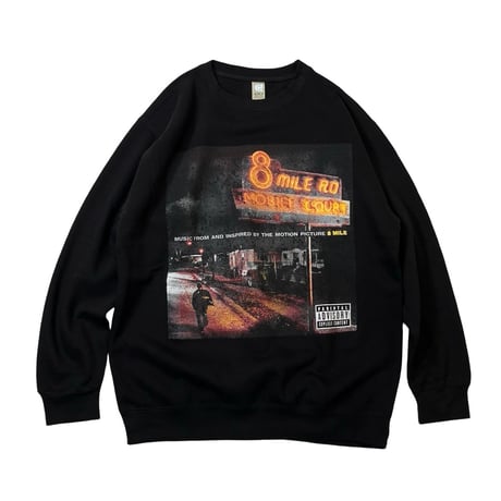 8 Mile Crewneck Sweatshirts - Black