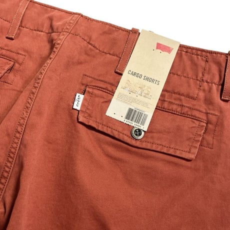 Levi's Cotton Cargo Shorts - Faded Orange