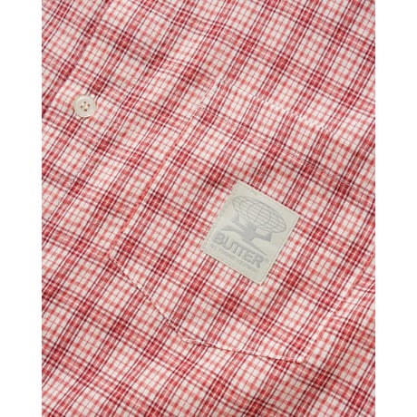 BUTTER GOODS Equipment S/S Shirt - Rhubarb