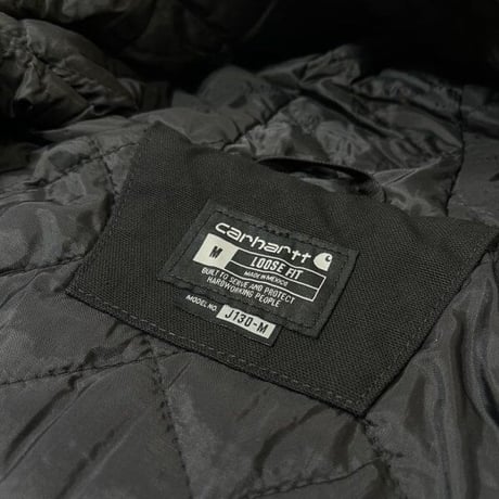 Carhartt USA J130/104050 Washed Duck Insulated Active Jacket - Black