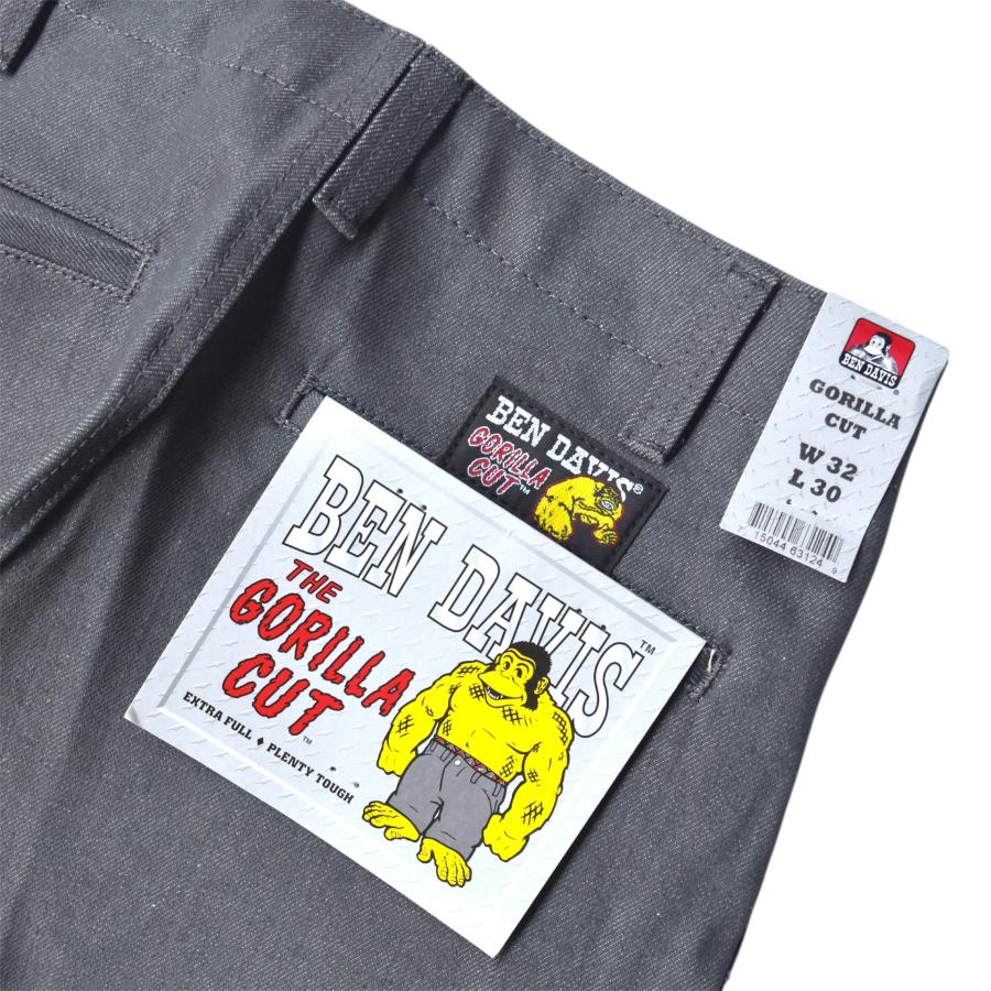 Ben Davis Gorilla Cut Pants - Charcoal Denim |