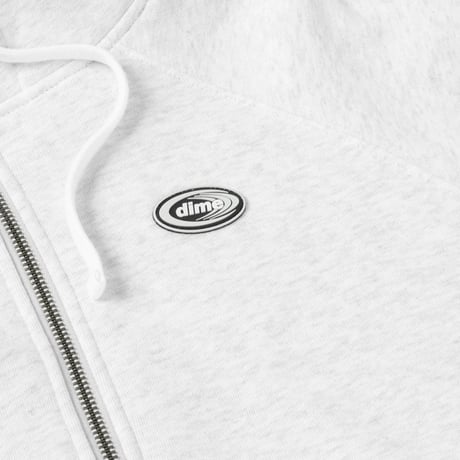 Dime Marathon Zip Hoodie - Ash