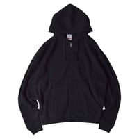 MADE BLANKS Snow Day Thermal Zip Hoodie - Black