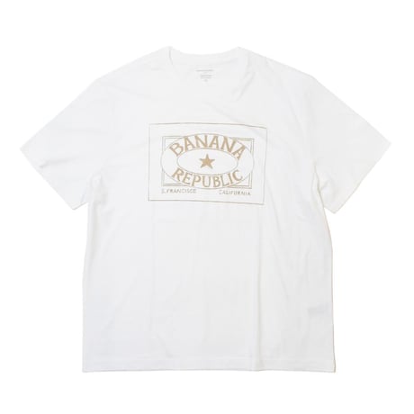 Banana Republic S/S Star Tee - White