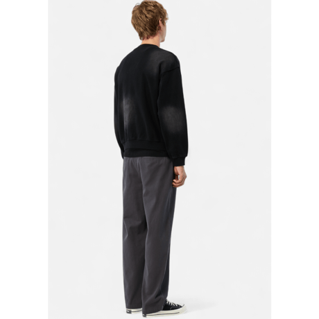 Dime Faded Fleece Bomber - Black