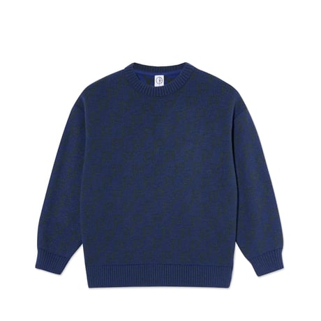 Polar Skate Co. George Sweater | P Pattern - Blue/Green
