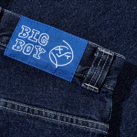 Polar Big Boy Shorts - Dark Blue w/ White Stitching