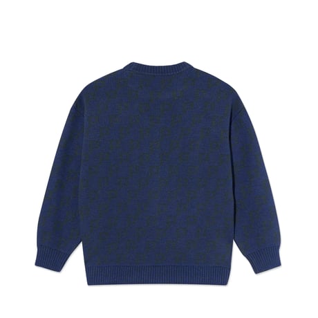Polar Skate Co. George Sweater | P Pattern - Blue/Green