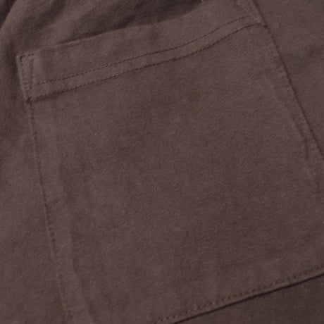 Los Angeles Apparel Heavy Jersey Wide Garment Dyed Casual Pants - Choco