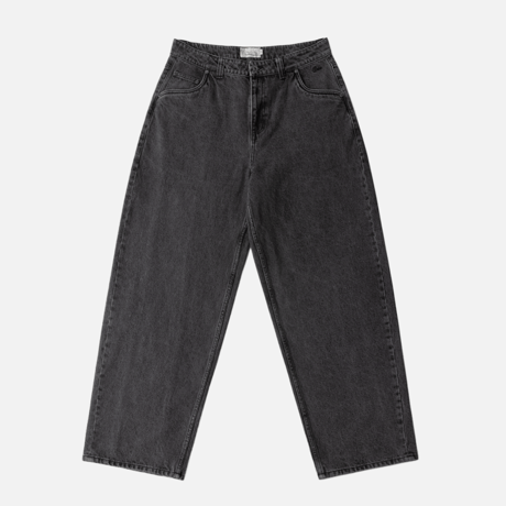 Dime Baggy Denim Pants - Knowtomatic Black