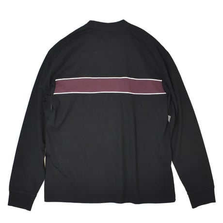 Old Navy Heavyweight Chest-Stripe T-Shirts - Black