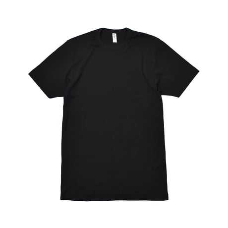 Los Angeles Apparel S/S Baby Rib Fitted Tee - Black