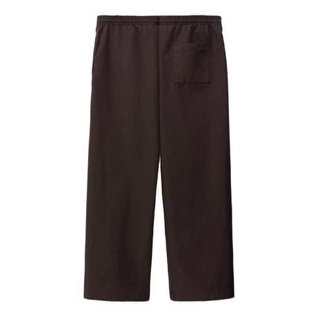 Los Angeles Apparel Poly Cotton Wide Leg Prisoner Pants - Brown
