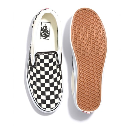 Vans Classic Slip-On Checkerboard - Black/Off White