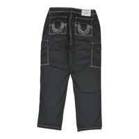 True Religion Cargo SN Pants EMB HS Outline - Jet Black