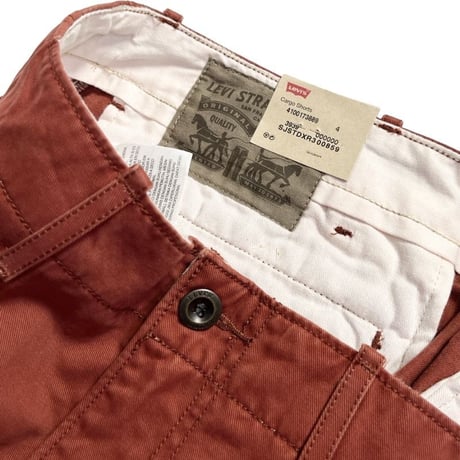 Levi's Cotton Cargo Shorts - Faded Orange