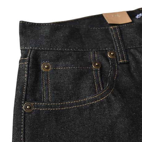 Kno-betta Baggy Denim Shorts - Raw Black