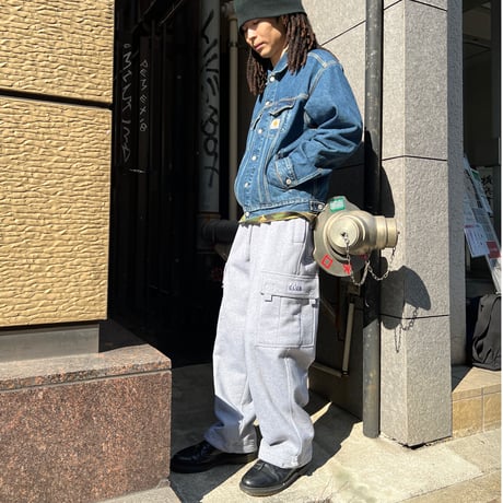 Pro Club Heavyweight Fleece Cargo Pants - Heather Grey