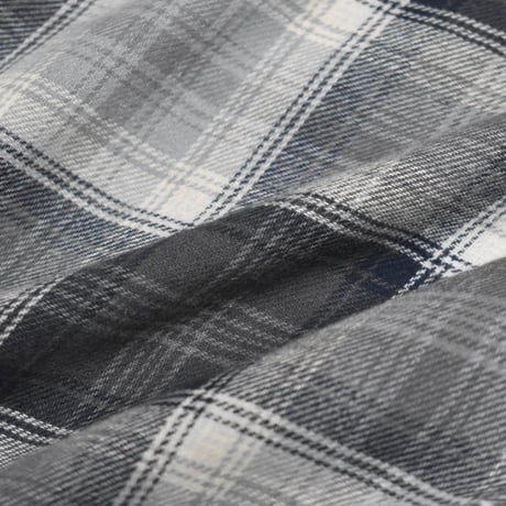 Old Navy Hooded Plaid Flannel Shirts - Grey Multi