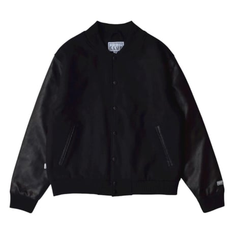 PROCLUB Heavy Weight Varsity Jacket - Black