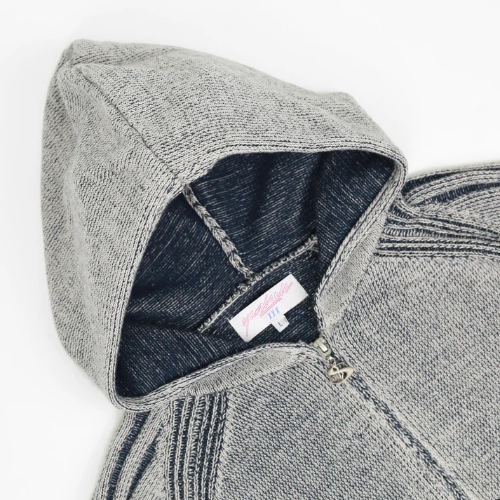 Yardsale Heathered Fullzip Hood - Stone | RULEZ