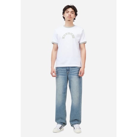 Dime Arch Ringer T-Shirt - White