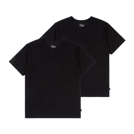 Dime Classic 2 Pack Undershirts - Black