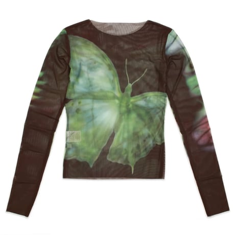 Yardsale Butterfly Mesh - Green
