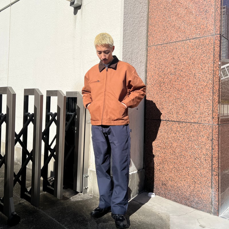 Stone  ブラウンジャケット Corner Stone Duck Cloth Work Jacket - Brown | R