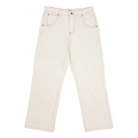 Hoddle Routine Straight Cut Jean - White