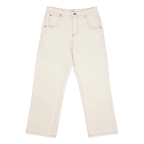 Hoddle Routine Straight Cut Jean - White