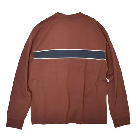 Old Navy Heavyweight Chest-Stripe T-Shirts - Root Beer