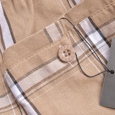 Shaka Wear 5.6oz Plaid Shorts - Khaki