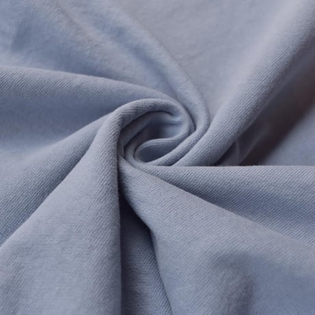 Los Angeles Apparel Long Sleeve Garment Dye French Terry Pullover - Clear Blue