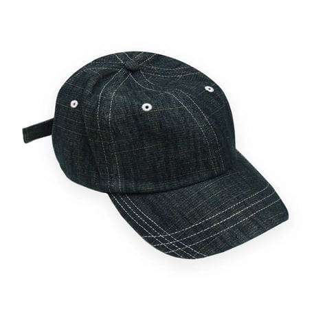Yardsale Faded Slub Denim Cap - Dark Blue