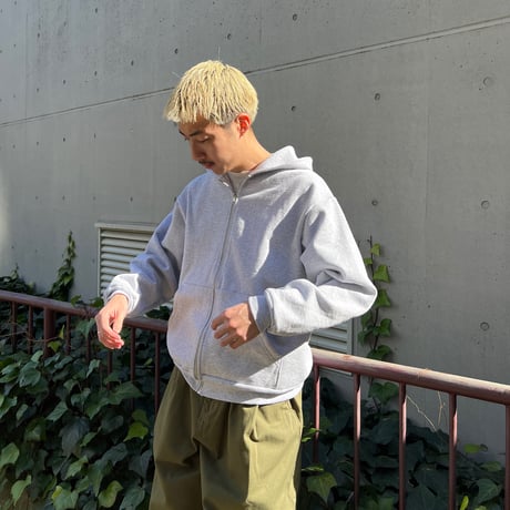 Los Angeles Apparel HF10 14oz Heavy Fleece Zip Up Hoodie - Ash